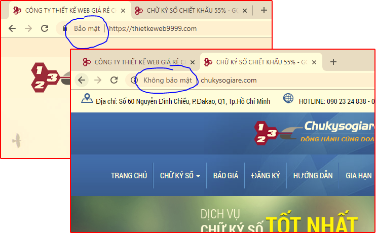 Google chính thức hiển thị: Không bảo mật - trên Chrome Canary