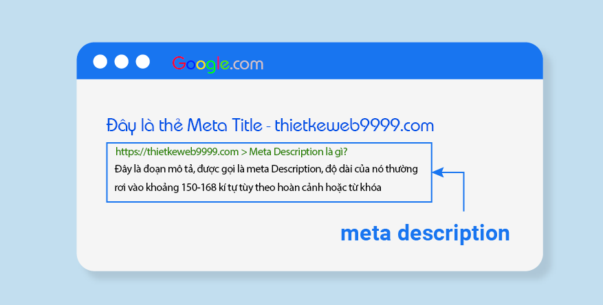 Tìm hiểu về Meta description của một trang web