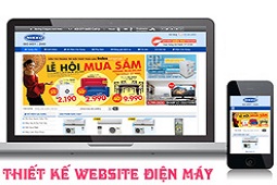 Thiết kế website điện máy uy tín, chất lượng