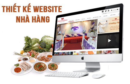 Thiết kế website nhà hàng giá rẻ, uy tín